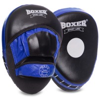 Лапа Вигнута для боксу та єдиноборств BOXER 2012-01 еліт 23х19х4,5см 2шт кольори в асортименті