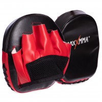 Лапа Вигнута для боксу та єдиноборств MAXXMMA MP04 15x15x4см 2шт кольори в асортименті