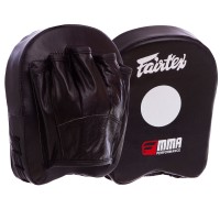 Лапа Пряма для боксу та єдиноборств FAIRTEX MINI PAD FTX015 18x16x4,5см 2шт чорний