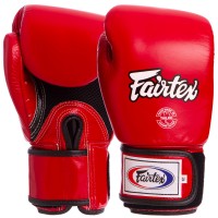 Рукавички боксерські шкіряні FAIRTEX BGV1 10-18 унцій кольору в асортименті