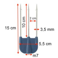 Багатозуб 3 зуб Salvimar AA021