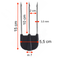 Багатозуб 3 зуб Salvimar AA025